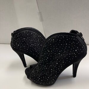 Shully’s peep toe booties